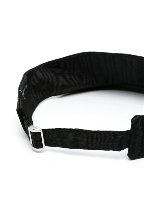 moire visor woman black MARINE SERRE | UHG037A CWOV0030BK99